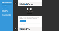 Desktop Screenshot of fontsforfriends.com