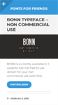Mobile Screenshot of fontsforfriends.com